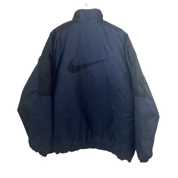 Nike Other - Vintage 90's XL Nike Blue Nylon Coat Winter Ski Pullover Oversized Jacket
